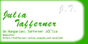 julia tafferner business card